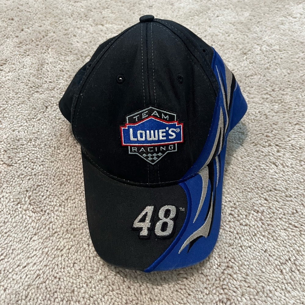 Nascar 48 black and blue baseball cap